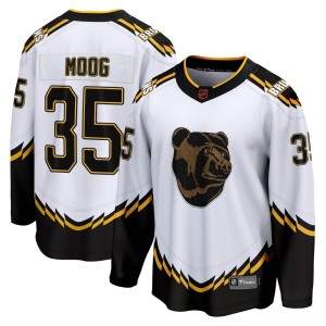 Andy Moog Youth Fanatics Branded Boston Bruins Breakaway White Special Edition 2.0 Jersey