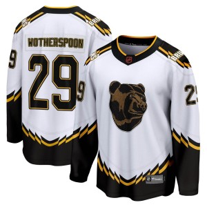 Parker Wotherspoon Youth Fanatics Branded Boston Bruins Breakaway White Special Edition 2.0 Jersey