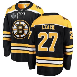 Reggie Leach Youth Fanatics Branded Boston Bruins Breakaway Black Home 2019 Stanley Cup Final Bound Jersey