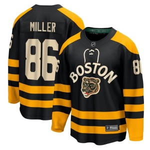 Kevan Miller Men's Fanatics Branded Boston Bruins Breakaway Black 2023 Winter Classic Jersey