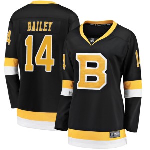 Garnet Ace Bailey Women's Fanatics Branded Boston Bruins Premier Black Breakaway Alternate Jersey