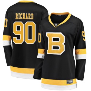 Anthony Richard Women's Fanatics Branded Boston Bruins Premier Black Breakaway Alternate Jersey