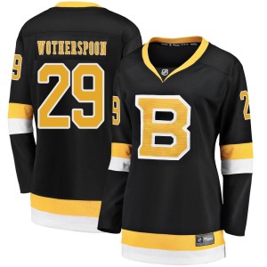 Parker Wotherspoon Women's Fanatics Branded Boston Bruins Premier Black Breakaway Alternate Jersey