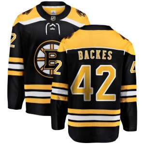 David Backes Men's Fanatics Branded Boston Bruins Breakaway Black Home Jersey