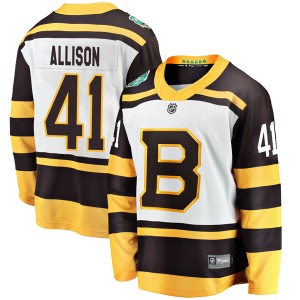 Jason Allison Youth Fanatics Branded Boston Bruins Breakaway White 2019 Winter Classic Jersey
