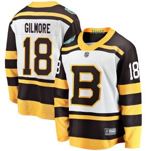 Happy Gilmore Youth Fanatics Branded Boston Bruins Breakaway White 2019 Winter Classic Jersey