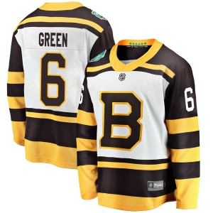 Ted Green Youth Fanatics Branded Boston Bruins Breakaway White 2019 Winter Classic Jersey
