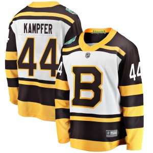 Steve Kampfer Youth Fanatics Branded Boston Bruins Breakaway White 2019 Winter Classic Jersey