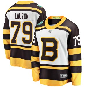 Jeremy Lauzon Youth Fanatics Branded Boston Bruins Breakaway White 2019 Winter Classic Jersey