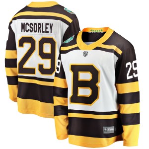 Marty Mcsorley Youth Fanatics Branded Boston Bruins Breakaway White 2019 Winter Classic Jersey