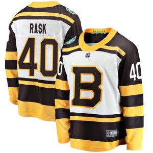 Tuukka Rask Youth Fanatics Branded Boston Bruins Breakaway White 2019 Winter Classic Jersey