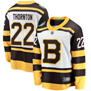 Shawn Thornton Youth Fanatics Branded Boston Bruins Breakaway White 2019 Winter Classic Jersey