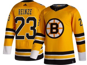 Steve Heinze Youth Adidas Boston Bruins Breakaway Gold 2020/21 Special Edition Jersey