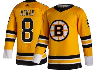 Peter Mcnab Youth Adidas Boston Bruins Breakaway Gold 2020/21 Special Edition Jersey