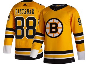 David Pastrnak Youth Adidas Boston Bruins Breakaway Gold 2020/21 Special Edition Jersey