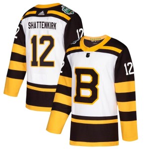 Kevin Shattenkirk Men's Adidas Boston Bruins Authentic White 2019 Winter Classic Jersey