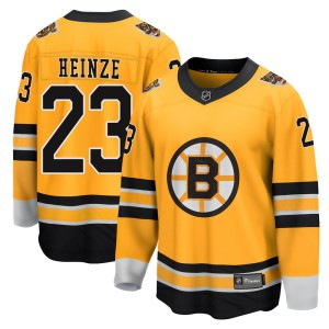 Steve Heinze Youth Fanatics Branded Boston Bruins Breakaway Gold 2020/21 Special Edition Jersey