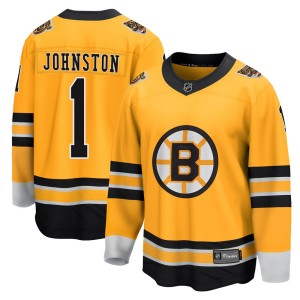 Eddie Johnston Youth Fanatics Branded Boston Bruins Breakaway Gold 2020/21 Special Edition Jersey
