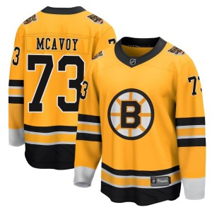 Charlie McAvoy Youth Fanatics Branded Boston Bruins Breakaway Gold 2020/21 Special Edition Jersey