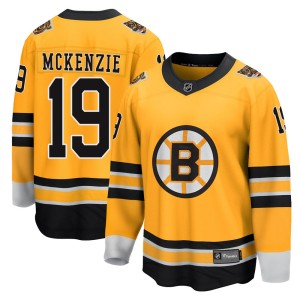 Johnny Mckenzie Youth Fanatics Branded Boston Bruins Breakaway Gold 2020/21 Special Edition Jersey