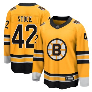 Pj Stock Youth Fanatics Branded Boston Bruins Breakaway Gold 2020/21 Special Edition Jersey