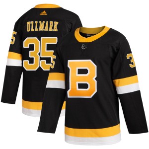 Linus Ullmark Youth Adidas Boston Bruins Authentic Black Alternate Jersey