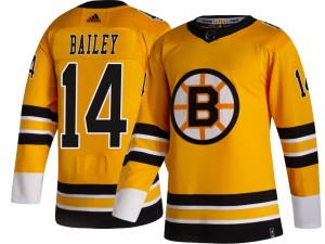 Garnet Ace Bailey Men's Adidas Boston Bruins Breakaway Gold 2020/21 Special Edition Jersey