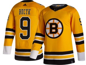 Johnny Bucyk Men's Adidas Boston Bruins Breakaway Gold 2020/21 Special Edition Jersey