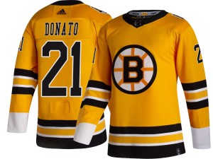 Ted Donato Men's Adidas Boston Bruins Breakaway Gold 2020/21 Special Edition Jersey