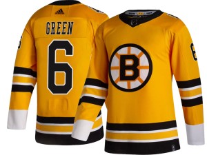 Ted Green Men's Adidas Boston Bruins Breakaway Gold 2020/21 Special Edition Jersey