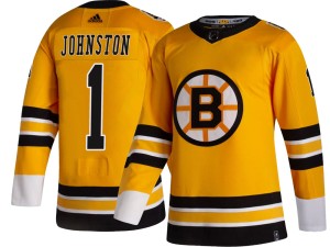 Eddie Johnston Men's Adidas Boston Bruins Breakaway Gold 2020/21 Special Edition Jersey