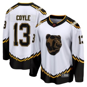 Charlie Coyle Men's Fanatics Branded Boston Bruins Breakaway White Special Edition 2.0 Jersey