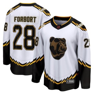 Derek Forbort Men's Fanatics Branded Boston Bruins Breakaway White Special Edition 2.0 Jersey
