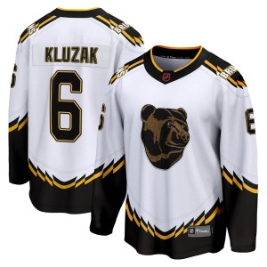 Gord Kluzak Men's Fanatics Branded Boston Bruins Breakaway White Special Edition 2.0 Jersey