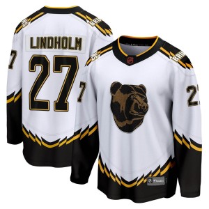 Hampus Lindholm Men's Fanatics Branded Boston Bruins Breakaway White Special Edition 2.0 Jersey