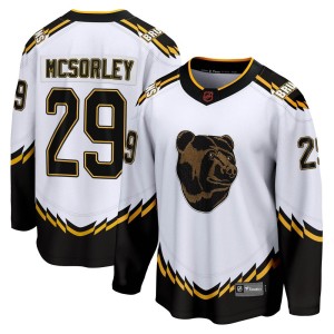 Marty Mcsorley Men's Fanatics Branded Boston Bruins Breakaway White Special Edition 2.0 Jersey