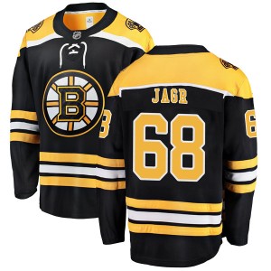 Jaromir Jagr Men's Fanatics Branded Boston Bruins Breakaway Black Home Jersey