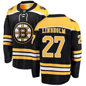 Hampus Lindholm Men's Fanatics Branded Boston Bruins Breakaway Black Home Jersey