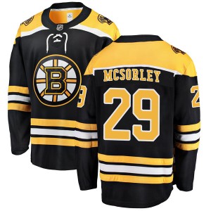 Marty Mcsorley Men's Fanatics Branded Boston Bruins Breakaway Black Home Jersey