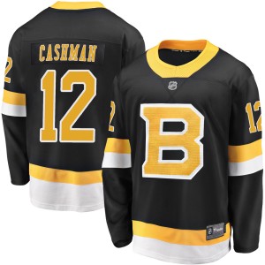 Wayne Cashman Men's Fanatics Branded Boston Bruins Premier Black Breakaway Alternate Jersey
