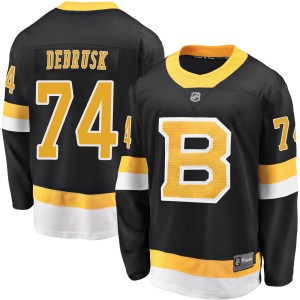 Jake DeBrusk Men's Fanatics Branded Boston Bruins Premier Black Breakaway Alternate Jersey