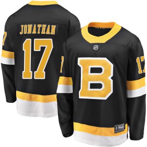 Stan Jonathan Men's Fanatics Branded Boston Bruins Premier Black Breakaway Alternate Jersey