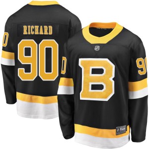 Anthony Richard Men's Fanatics Branded Boston Bruins Premier Black Breakaway Alternate Jersey