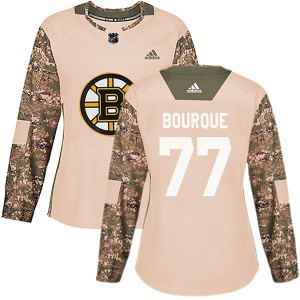 Ray Bourque Women's Adidas Boston Bruins Authentic Camo Veterans Day Practice Jersey