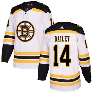 Garnet Ace Bailey Youth Adidas Boston Bruins Authentic White Away Jersey