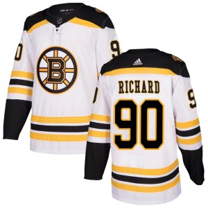 Anthony Richard Youth Adidas Boston Bruins Authentic White Away Jersey
