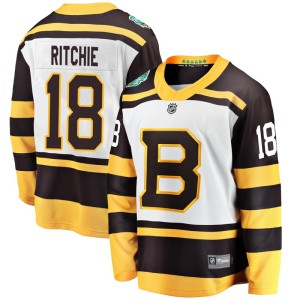 Brett Ritchie Men's Fanatics Branded Boston Bruins Breakaway White 2019 Winter Classic Jersey