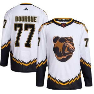 Ray Bourque Youth Adidas Boston Bruins Authentic White Reverse Retro 2.0 Jersey