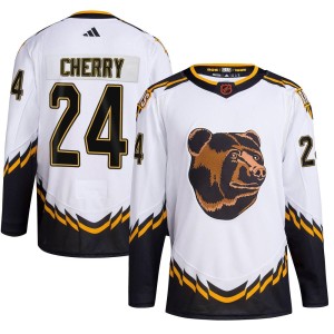 Don Cherry Youth Adidas Boston Bruins Authentic White Reverse Retro 2.0 Jersey