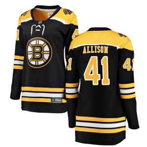 Jason Allison Women's Fanatics Branded Boston Bruins Breakaway Black Home Jersey